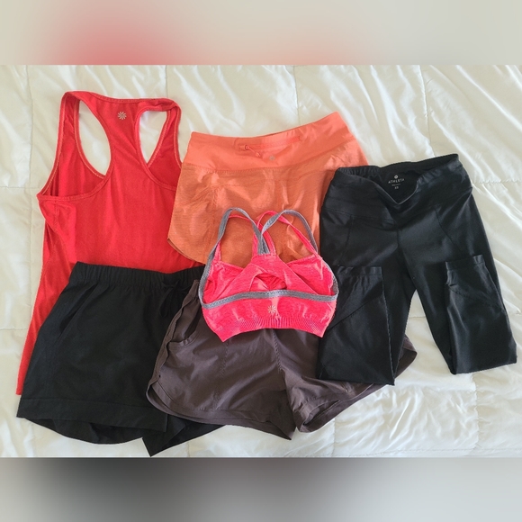 Athleta Pants - 6/30 Athleta Bundle of 6 Athletic items, shorts, top, bra, and leggings.  XS